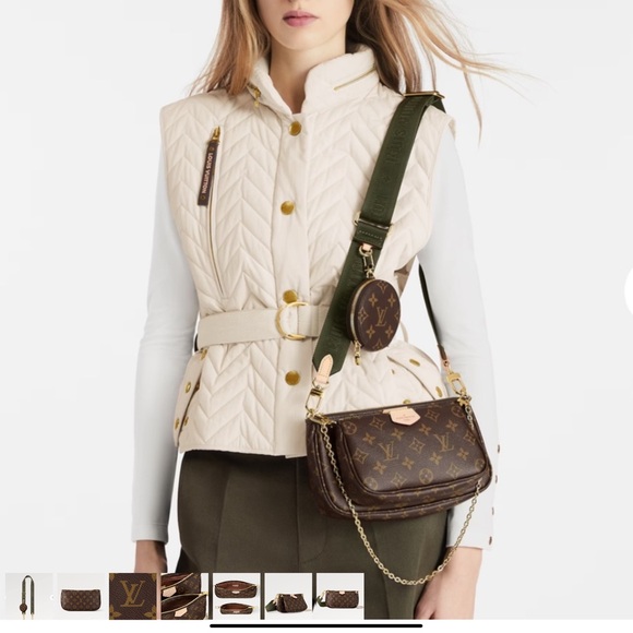 Authentic Louis Vuitton Multi Pochette Accessories Khaki - Picture 6 of 12